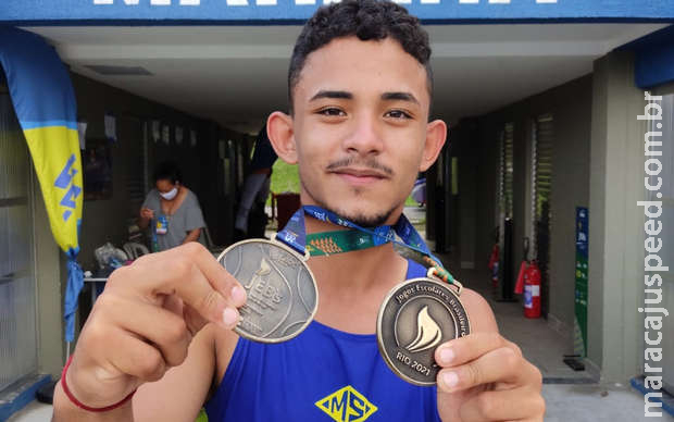 Atleta sul-mato-grossense conquista dois ouros no atletismo dos JEB Atleta sul-mato-grossense conquista dois ouros no atletismo dos JEB