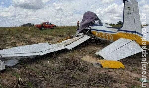 Avião cai e mata piloto no interior de Minas Gerais Avião cai e mata piloto no interior de Minas Gerais