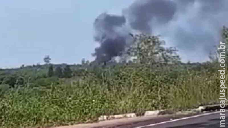 Avião cai no Paraguai, mas bombeiros ainda não têm informações sobre número de ocupantes