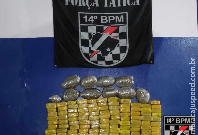 Casal é preso em MS com droga que levaria para São Paulo Casal é preso em MS com droga que levaria para São Paulo