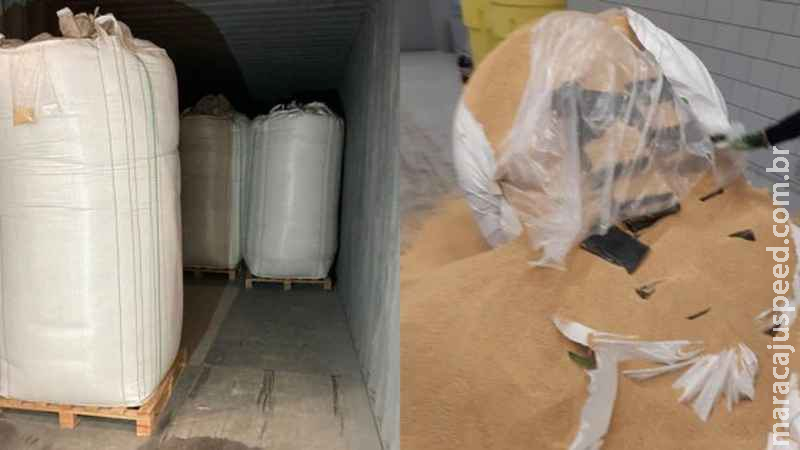 Cocaína paraguaia de 313 milhões de euros é apreendida em sacos de soja na Holanda