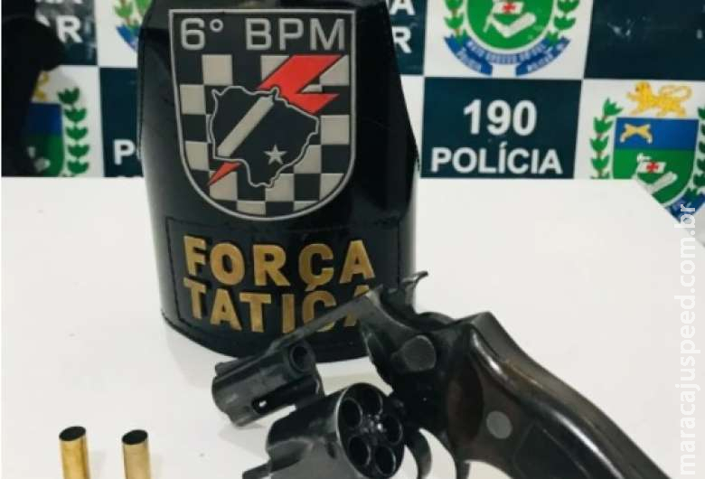 Foragido é preso após efetuar disparos Foragido é preso após efetuar disparos