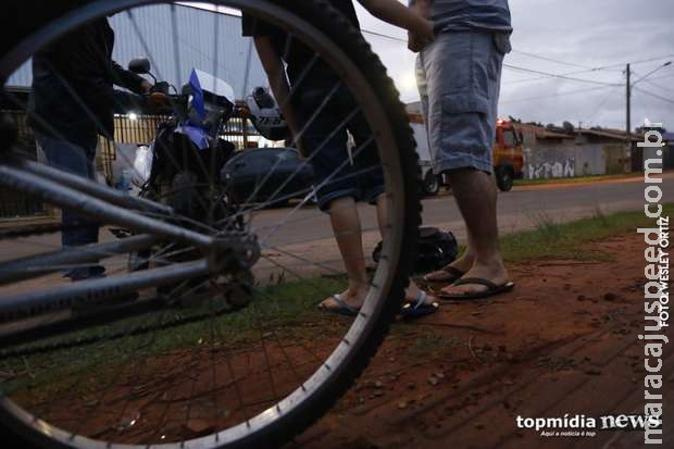 Homem ameaça matar mulher, bate em policial e termina preso no Aero Rancho Homem ameaça matar mulher, bate em policial e termina preso no Aero Rancho