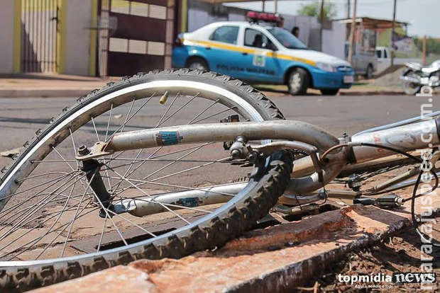 Marido pede para reatar e joga bicicleta em ex-esposa em Três Lagoas Marido pede para reatar e joga bicicleta em ex-esposa em Três Lagoas