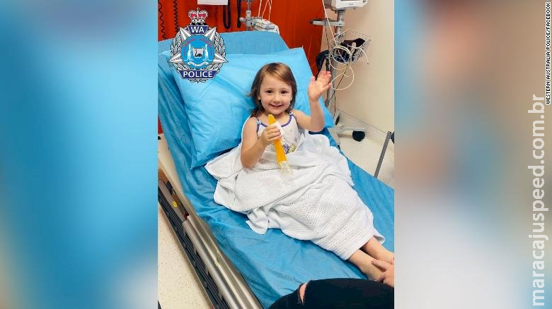 Menina de 4 anos é encontrada 18 dias após sumiço na Austrália Menina de 4 anos é encontrada 18 dias após sumiço na Austrália