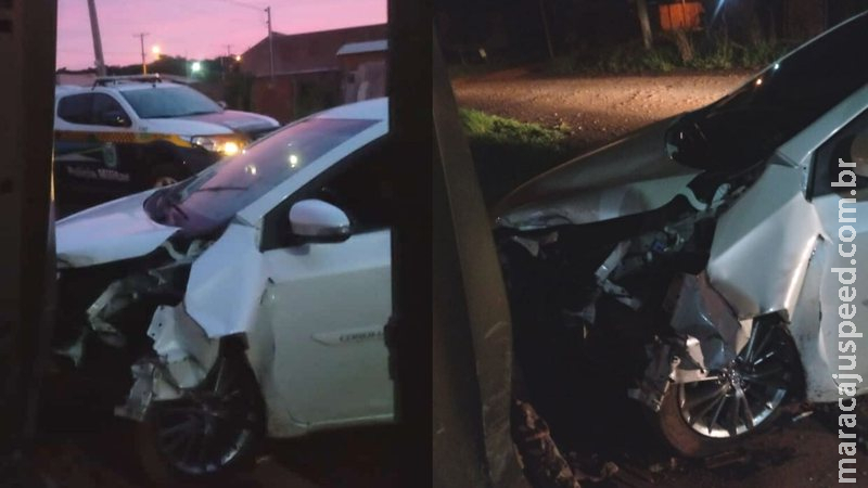 Motorista bêbado acerta muro, dorme e é preso ao se irritar com policiais em Campo Grande Motorista bêbado acerta muro, dorme e é preso ao se irritar com policiais em Campo Grande