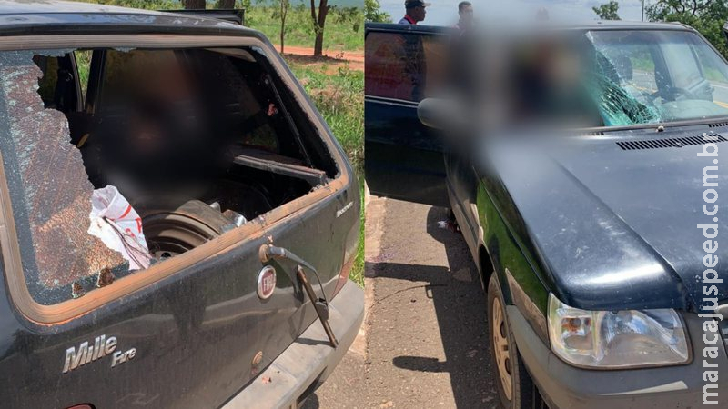 Mulher que morreu atingida por peça de caminhão na BR-262 tinha 32 anos Mulher que morreu atingida por peça de caminhão na BR-262 tinha 32 anos