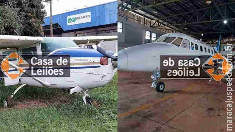No último dia, leilão de aviões do governo de MS tem mais de 1,3 mil lances e oferta de R$ 840 mil No último dia, leilão de aviões do governo de MS tem mais de 1,3 mil lances e oferta de R$ 840 mil