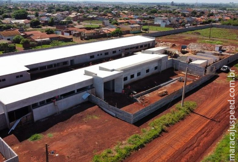 Nova sede do DOF em Dourados está com metade da obra concluída Nova sede do DOF em Dourados está com metade da obra concluída