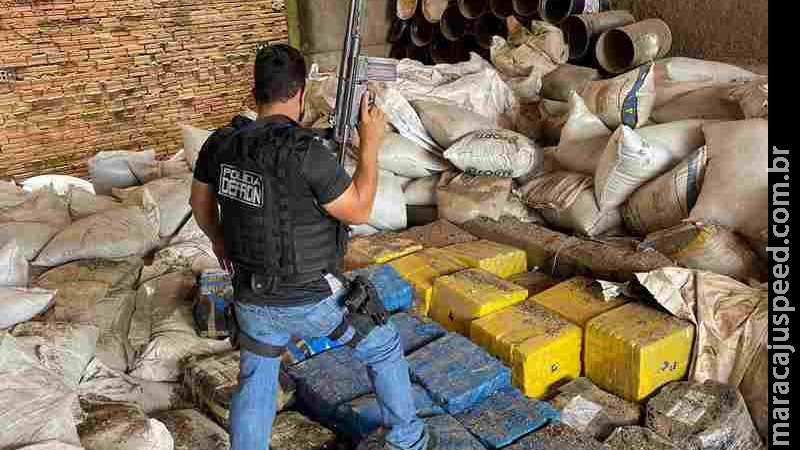 Polícia de MS encontra três toneladas de maconha em empresa da fronteira
