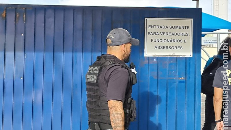 Polícia Federal faz operação na Câmara de Vereadores de Dourados Polícia Federal faz operação na Câmara de Vereadores de Dourados