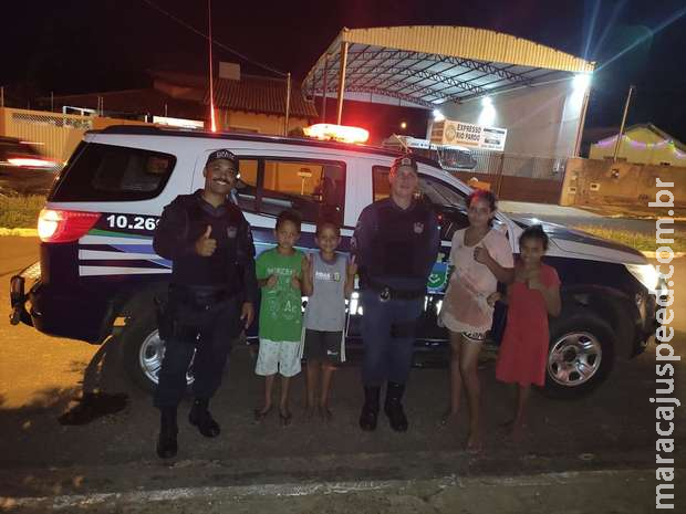 Policiais militares realizam surpresa em aniversário de gêmeos em Ribas do Rio Pardo