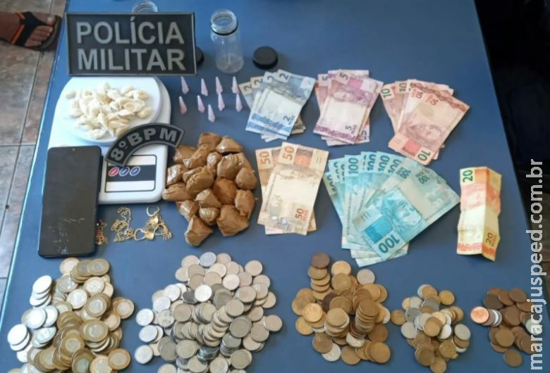 Ponto de venda de droga é fechado e traficante preso Ponto de venda de droga é fechado e traficante preso