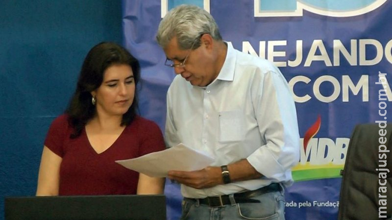 Puccinelli diz que Simone Tebet deve ser candidata do MDB à presidência da República Puccinelli diz que Simone Tebet deve ser candidata do MDB à presidência da República