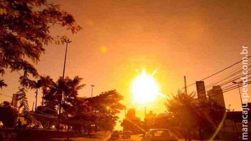 Segunda-feira tem previsão de tempo firme e calor de até 40ºC em MS Segunda-feira tem previsão de tempo firme e calor de até 40ºC em MS
