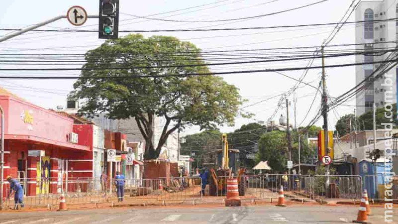 Trechos da rua Rui Barbosa são interditados nesta segunda-feira Trechos da rua Rui Barbosa são interditados nesta segunda-feira