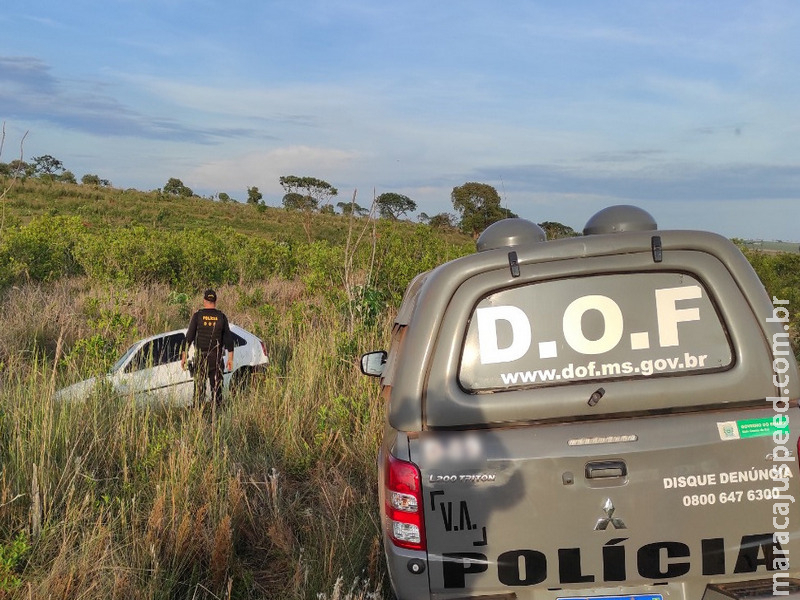 Veículo carregado com mais de 260 quilos de maconha foi apreendido pelo DOF durante Operação Hórus