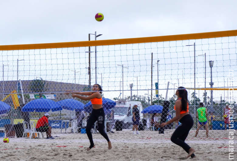 Vôlei de praia feminino e masculino de MS são finalistas da Série Ouro Vôlei de praia feminino e masculino de MS são finalistas da Série Ouro