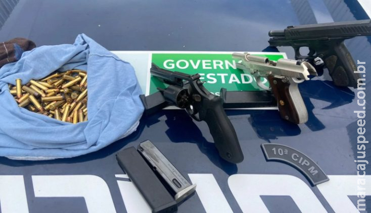Adolescente é apreendido com armas e munições no Coophavila Adolescente é apreendido com armas e munições no Coophavila