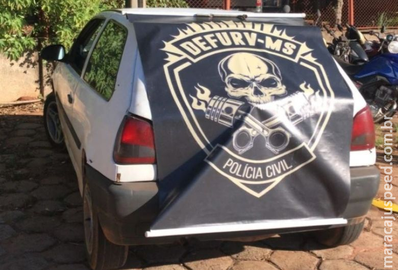 Adolescente é flagrado na condução de veículo furtado Adolescente é flagrado na condução de veículo furtado