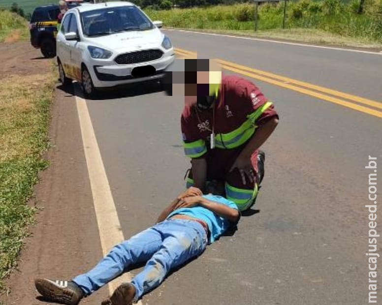 Antes de se jogar na frente de Van, homem teria se jogado contra outro veículo Antes de se jogar na frente de Van, homem teria se jogado contra outro veículo