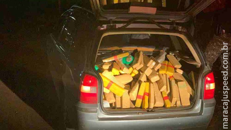 Após perseguição e tiros, trio é presos carregamento de droga em Campo Grande Após perseguição e tiros, trio é presos carregamento de droga em Campo Grande