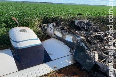 Avião que caiu na fronteira foi incendiado propositalmente, diz delegada Avião que caiu na fronteira foi incendiado propositalmente, diz delegada