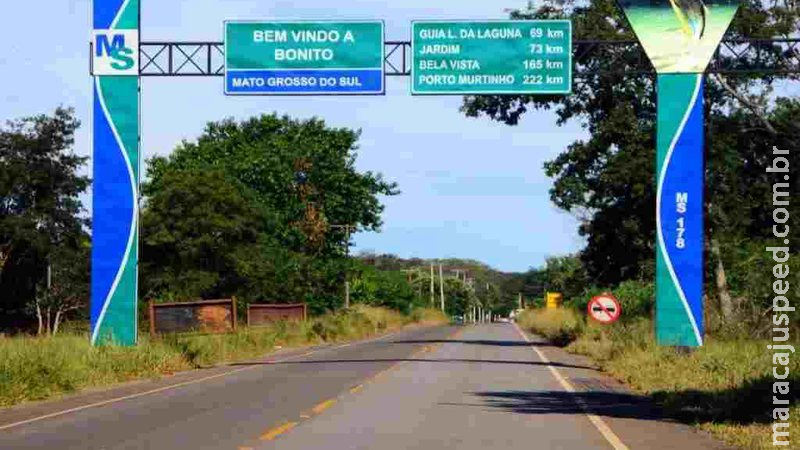 Bonito terá rodovia de acesso interditada no final de semana; confira rotas alternativas Bonito terá rodovia de acesso interditada no final de semana; confira rotas alternativas
