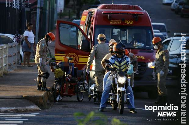 Cadeirante tenta se jogar de ponte na avenida Ernesto Geisel Cadeirante tenta se jogar de ponte na avenida Ernesto Geisel