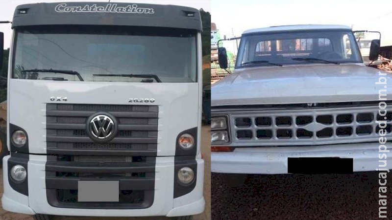 Caminhão e caminhonete F-4.000 são furtados do Pátio da Garagem da Prefeitura de Fátima do Sul Caminhão e caminhonete F-4.000 são furtados do Pátio da Garagem da Prefeitura de Fátima do Sul