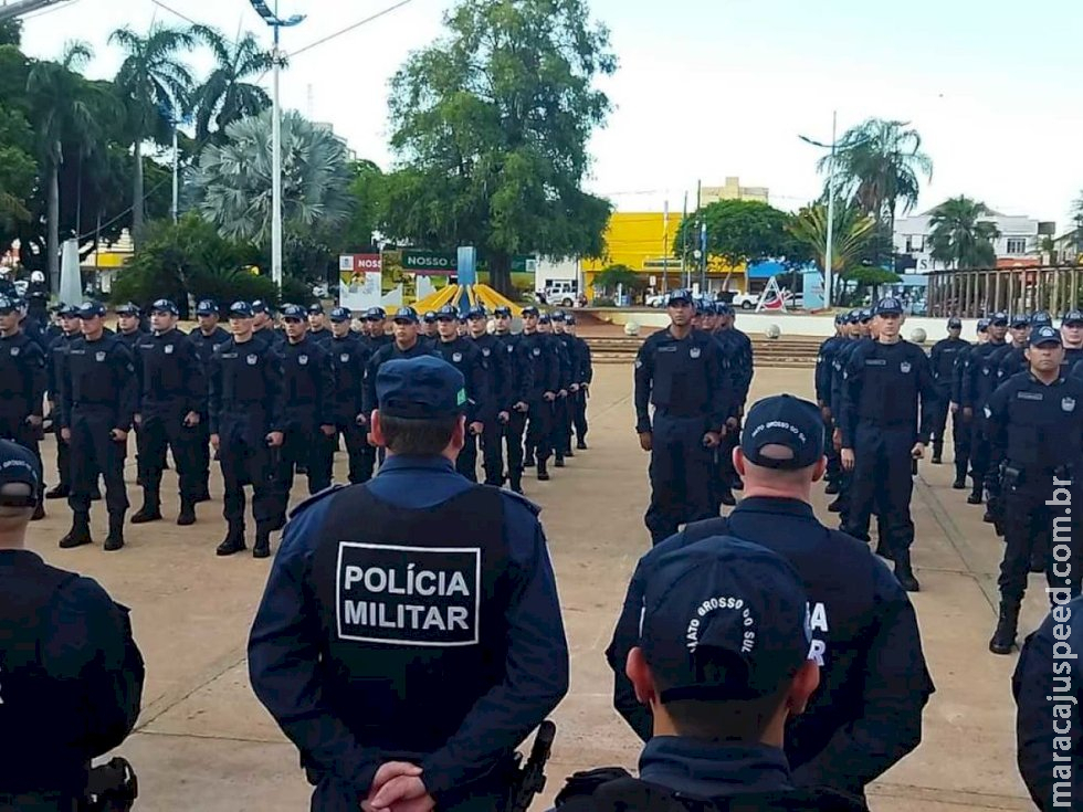 Com reforço de alunos, PM começa operação de final de ano em Dourados Com reforço de alunos, PM começa operação de final de ano em Dourados