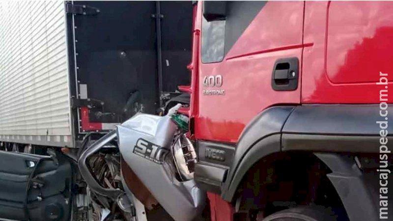  Em Paranaíba, motorista de camionete que morreu prensado entre carretas tinha 29 anos 