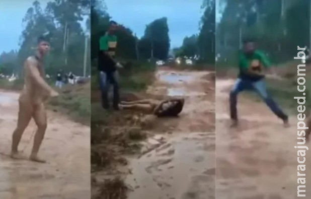 Homem é arrastado com corda no pescoço em fazenda de prefeito Homem é arrastado com corda no pescoço em fazenda de prefeito