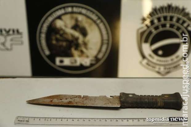 Hóspede ameaça com faca dona de pousada em Dourados Hóspede ameaça com faca dona de pousada em Dourados