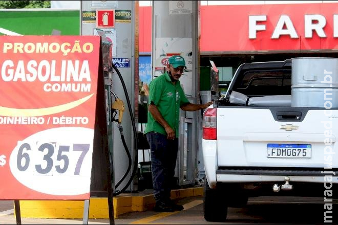 Litro da gasolina ficou 40,9% mais caro em um ano em MS 