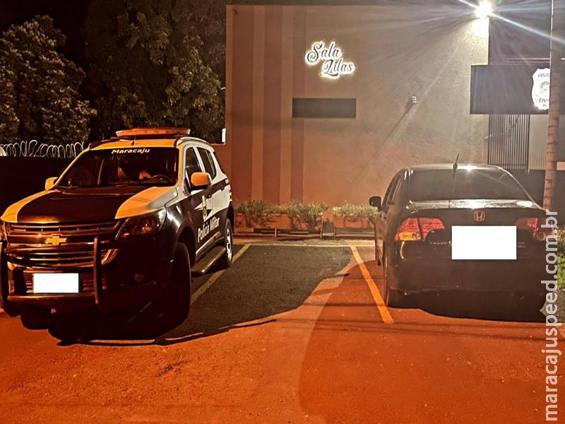 Maracaju: Polícia Militar detém condutor com sinais de embriagues, após realizar manobras de “cavalo de pau” na área central Maracaju: Polícia Militar detém condutor com sinais de embriagues, após realizar manobras de “cavalo de pau” na área central