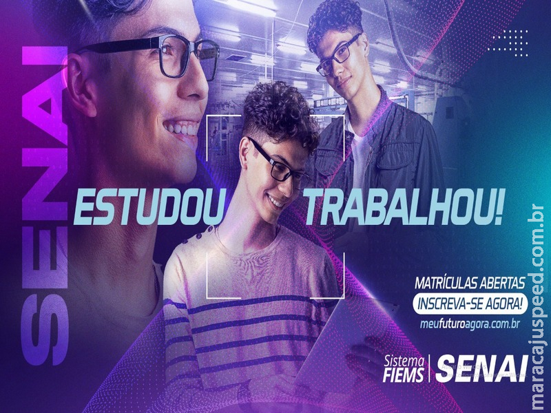 Maracaju: SENAI MS abre matrículas para quem quer estudar, trabalhar e se destacar no mercado de trabalho Maracaju: SENAI MS abre matrículas para quem quer estudar, trabalhar e se destacar no mercado de trabalho