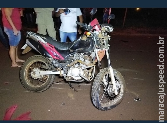 Motociclista morre em acidente com caminhonete em Dourados Motociclista morre em acidente com caminhonete em Dourados