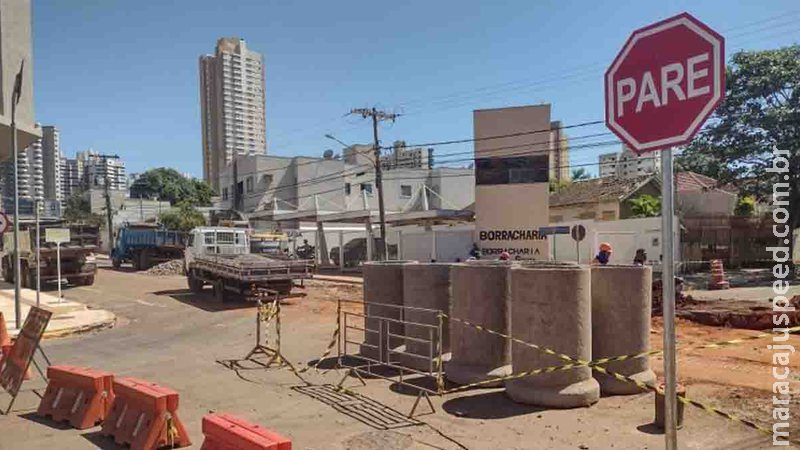 Obras no Centro: confira as ruas interditadas neste fim de semana em Campo Grande