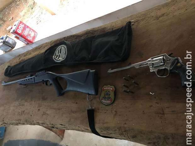 PF prende homem portando armas sem registro durante Operação em Campo Grande