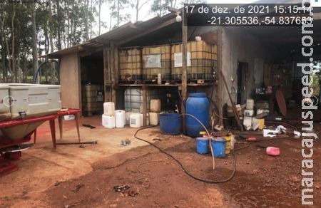 PMA apreende 1.250 litros de diesel ilegal em Sidrolândia PMA apreende 1.250 litros de diesel ilegal em Sidrolândia