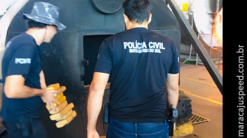 Polícia incinera 2,4 toneladas de drogas em Bataguassu Polícia incinera 2,4 toneladas de drogas em Bataguassu