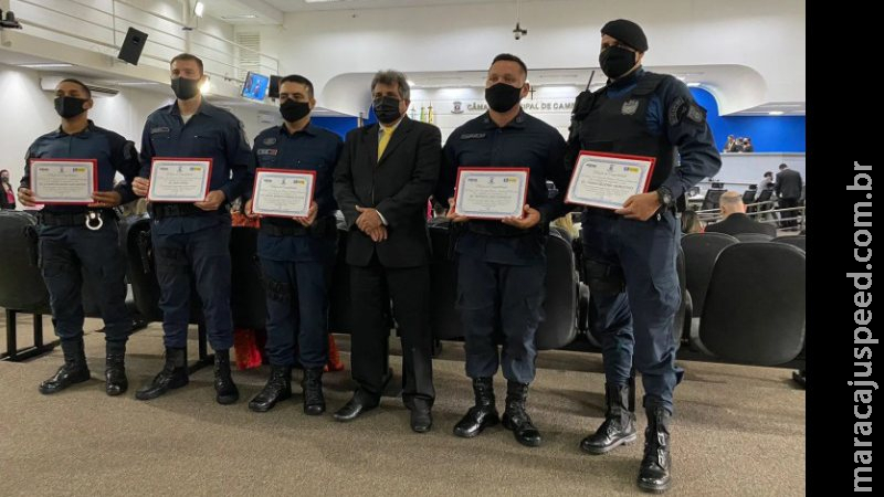Policiais militares recebem Moção de Congratulação da Câmara de Campo Grande Policiais militares recebem Moção de Congratulação da Câmara de Campo Grande