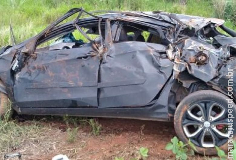 Receptador é preso após capotar Hyundai que levaria para o Paraguai