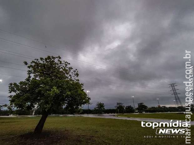 Segunda-feira será chuvosa, com baixas temperaturas em MS Segunda-feira será chuvosa, com baixas temperaturas em MS