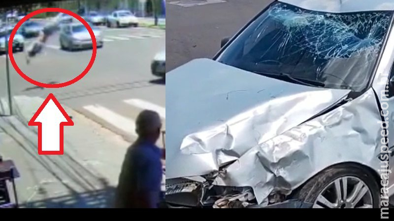 Surpreso com acidente em que motociclista Surpreso com acidente em que motociclista