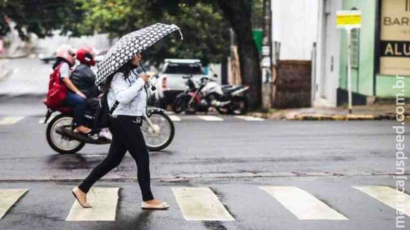 Tempo segue instável e quarta-feira tem previsão de mais chuva em Mato Grosso do Sul