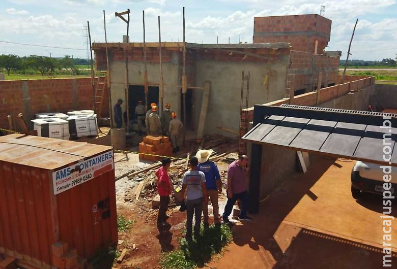 Trabalhador morre após queda de laje em Dourados Trabalhador morre após queda de laje em Dourados