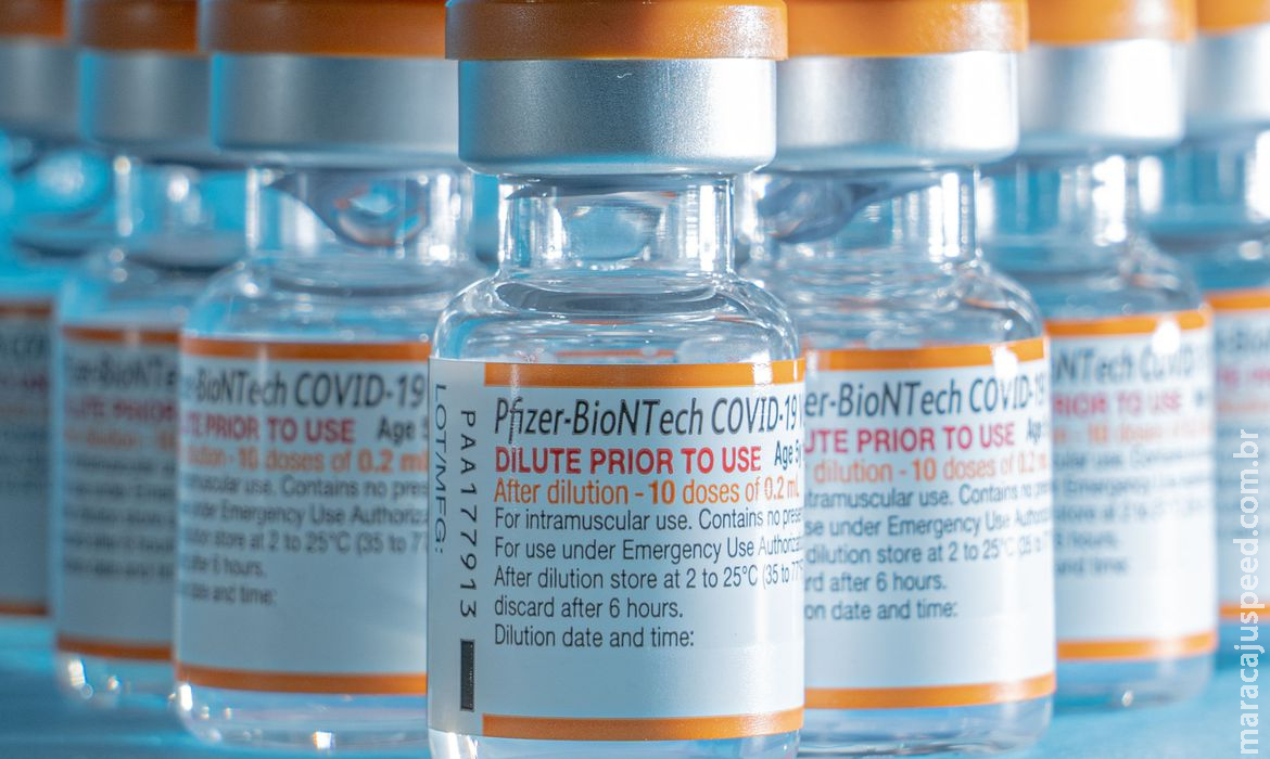 Pfizer entrega mais 1,8 milhão de doses de vacina pediátrica no dia 24 Pfizer entrega mais 1,8 milhão de doses de vacina pediátrica no dia 24