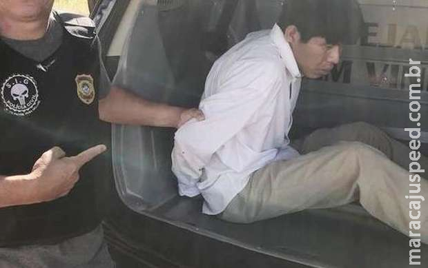 Acusado de matar pai e filho em Amambai é preso em Coronel Sapucaia Acusado de matar pai e filho em Amambai é preso em Coronel Sapucaia